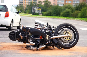 Motorcycle Accident Lawyer Memphis, TN- Motorcycle crashed on a street