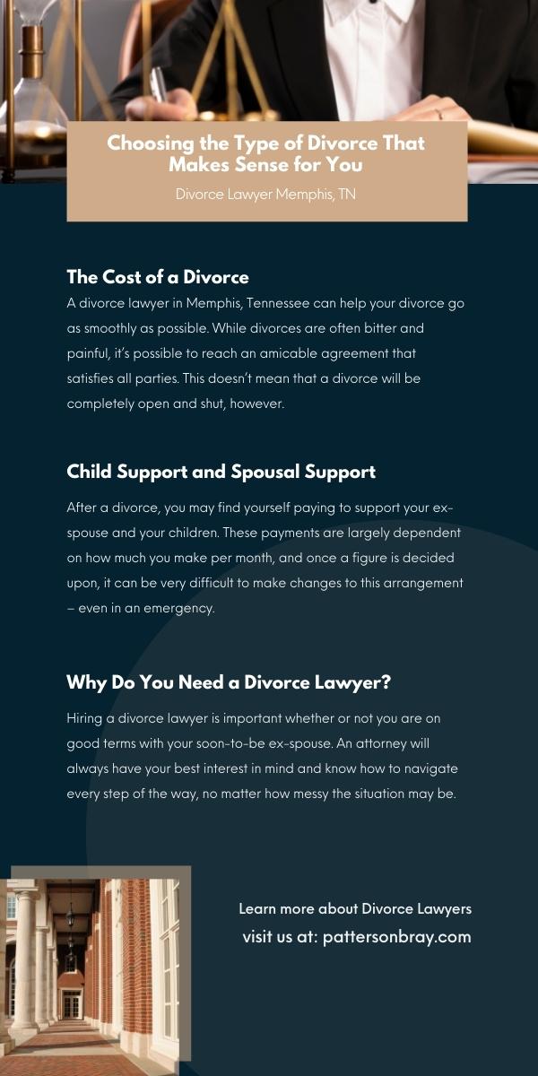 Choosing The Type of Divorce Lawyer That Makes Sense For You Infographic