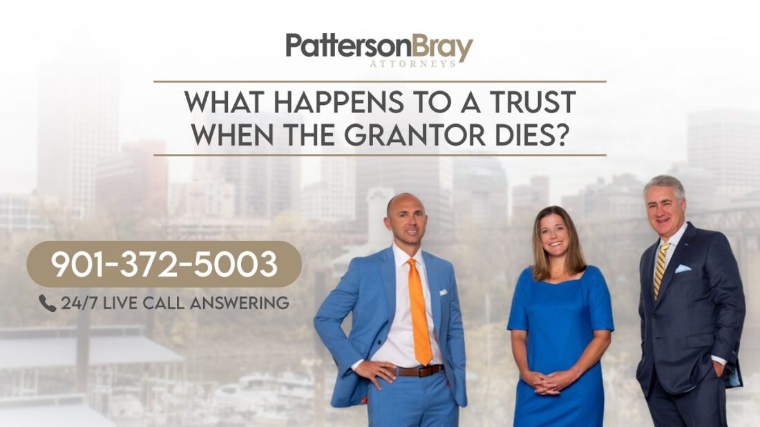 What happens to a trust when the grantor dies?