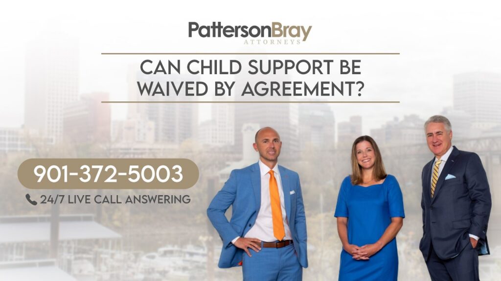 Can child support be waived by agreement